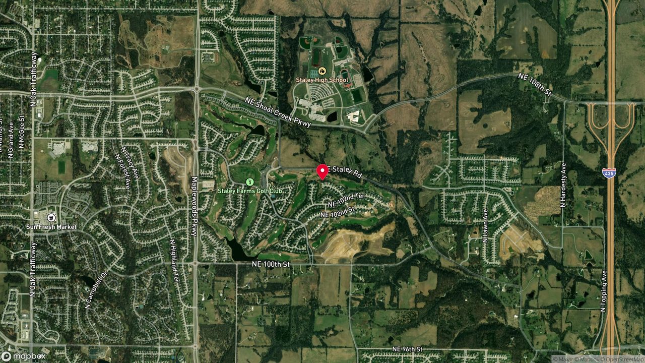 Staley Farms area aerial map - MoJo Real Estate Team