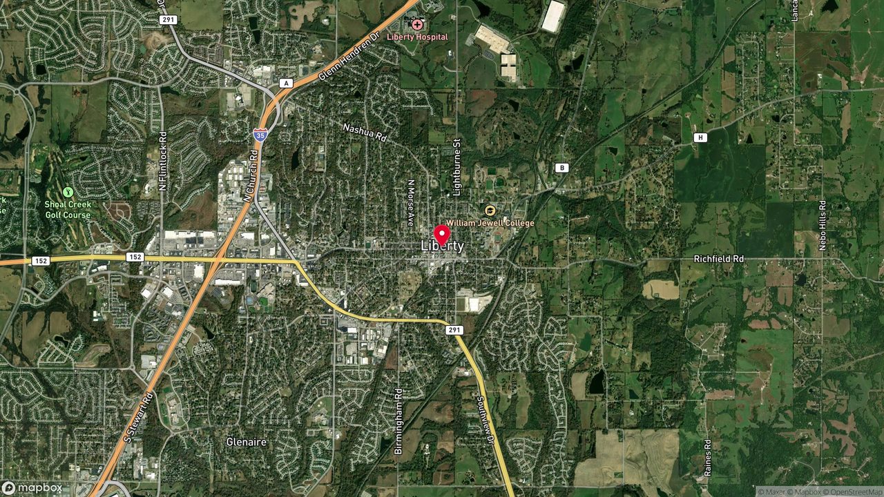 Liberty area aerial map - MoJo Real Estate Team