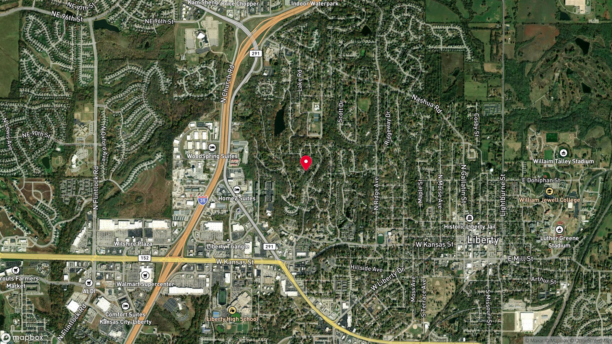 Camelot area aerial map - MoJo Real Estate Team